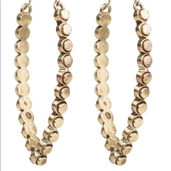 Aesa Suntaa Brass Earrings - Picture 7 of 7